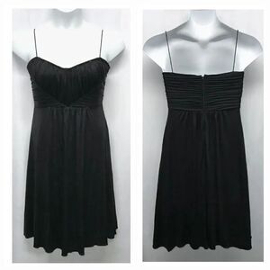 Elie Tahari Saks Fifth Avenue 100% Silk Micro Pleat Cocktail Dress Size Large